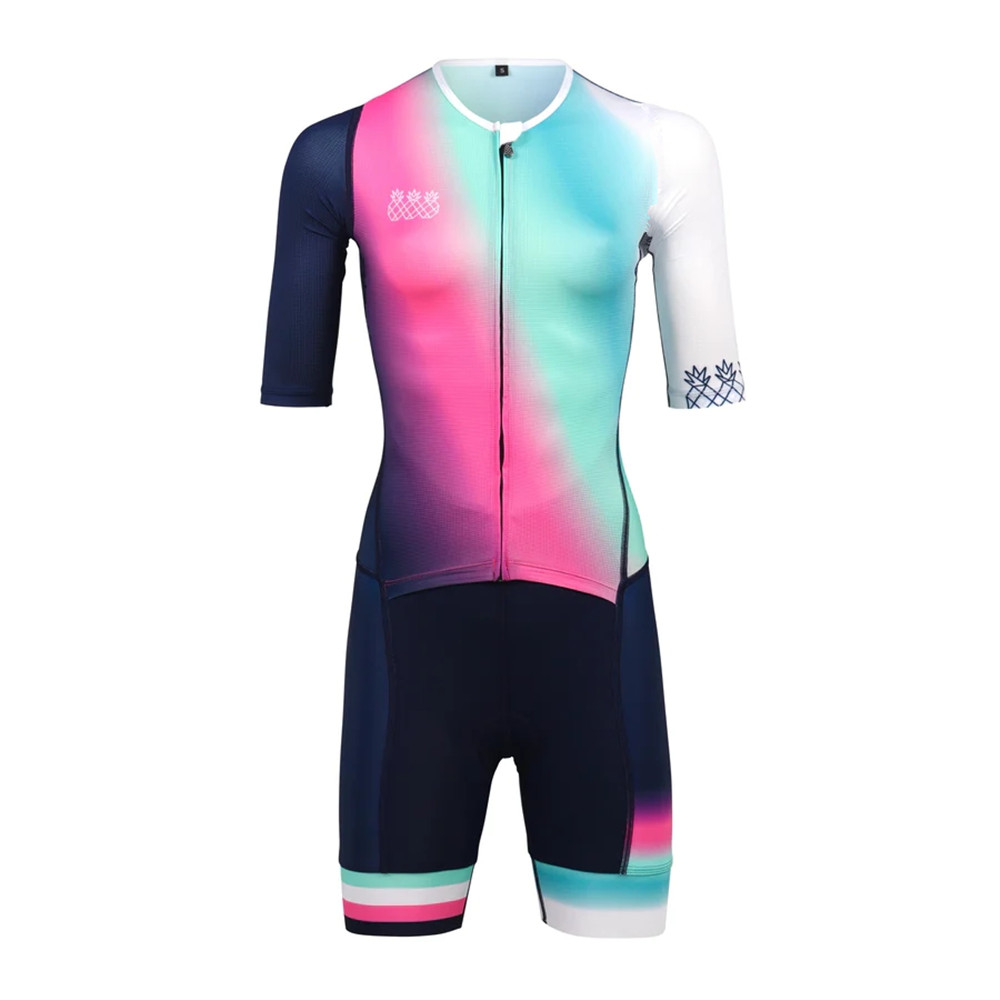 Triathlon Cycling Kit - Sommer Damen Triathlonanzug Pro Team Radfahren