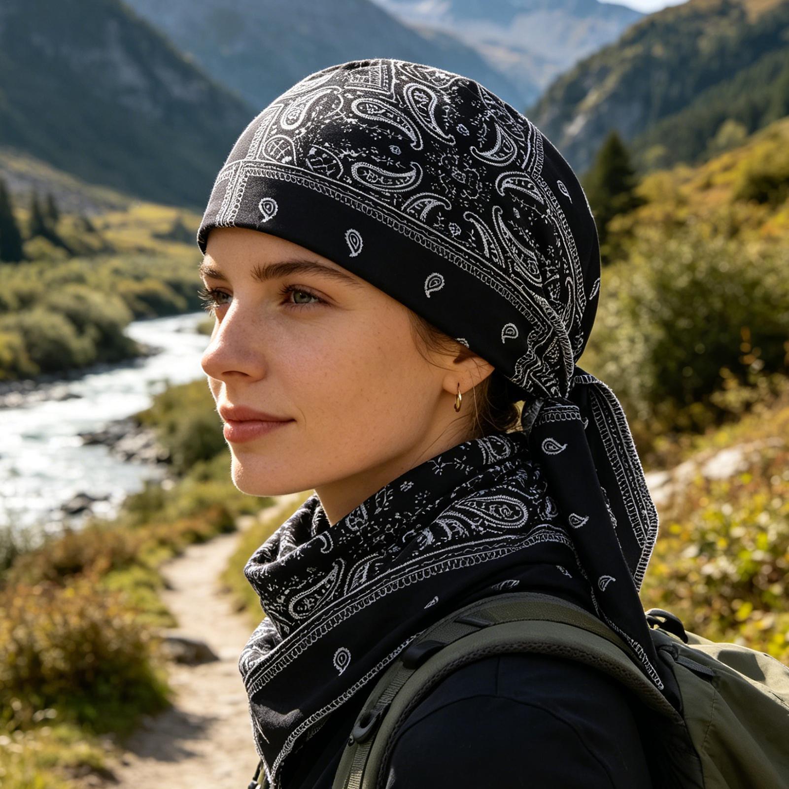 Cycling Gear And Accessories - Kühlende Skull Cap, dehnbar, schweißableitend, Helmfutter,