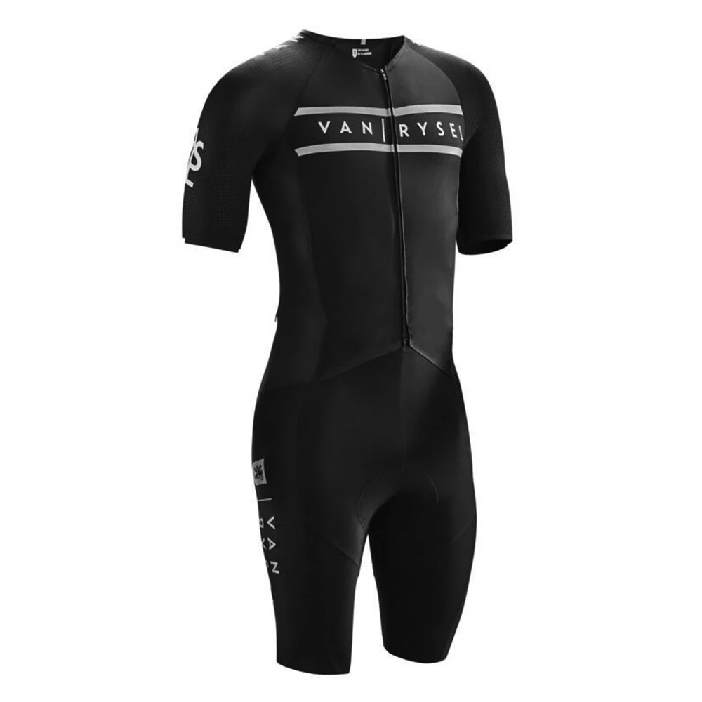 Vanrysel Weiß/Schwarz Einteili – Triathlon Cycling Kit Bewertung und Preis