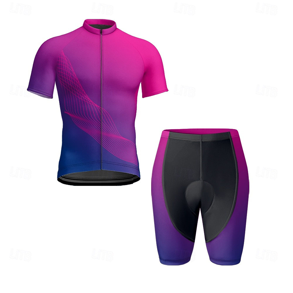 Herren Kurzarm-Radtrikot-Set F – Triathlon Cycling Kit Bewertung und Preis